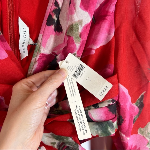 NWT Anthropologie Ranna Gill Side Cut Dress - Picture 4 of 11